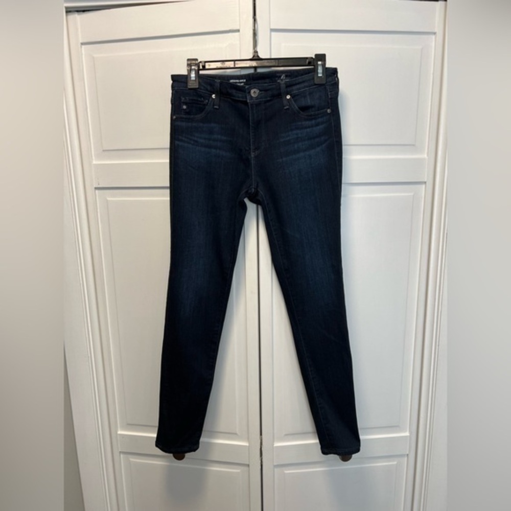 AG Adriano Goldschmied Legging Ankle Super Skinny Jeans Size 28R Color Blue
